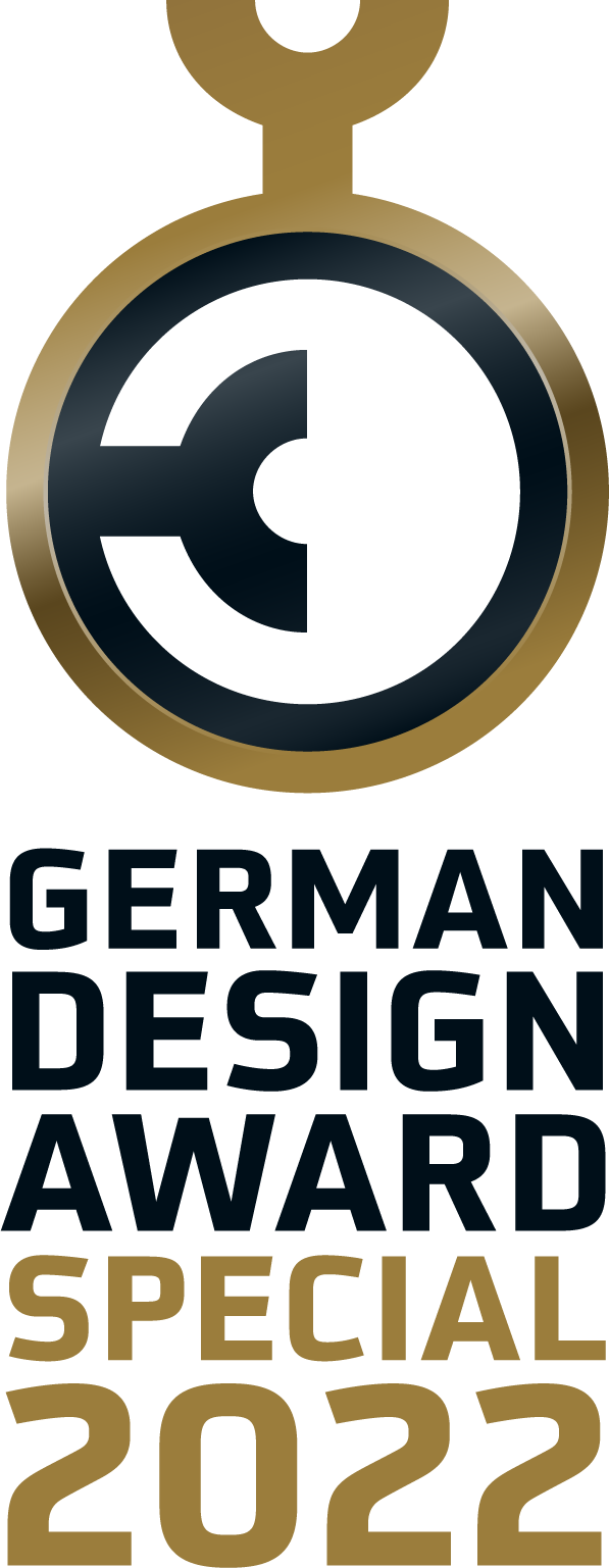 Das Logo des German Design Award „Special 2022“ für die ELI-Serie